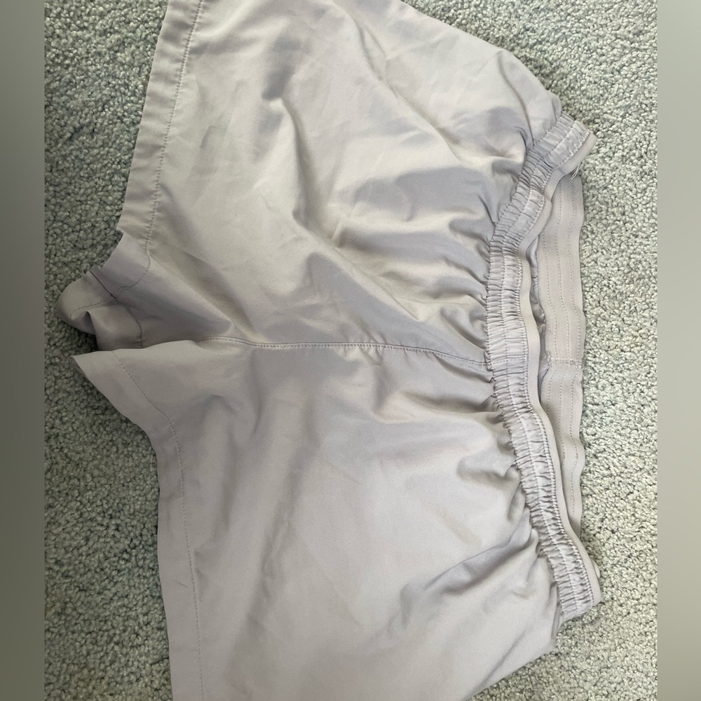 Women gray Reebok shorts